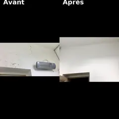 Remise en état d’un mur (rebouchage, lissage, peinture)