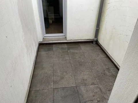 Patio après nettoyage